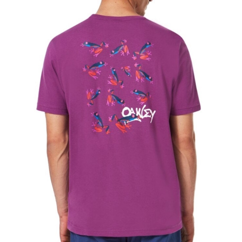 Oakley Men’s Purple Shirt w/ Frog Graphic